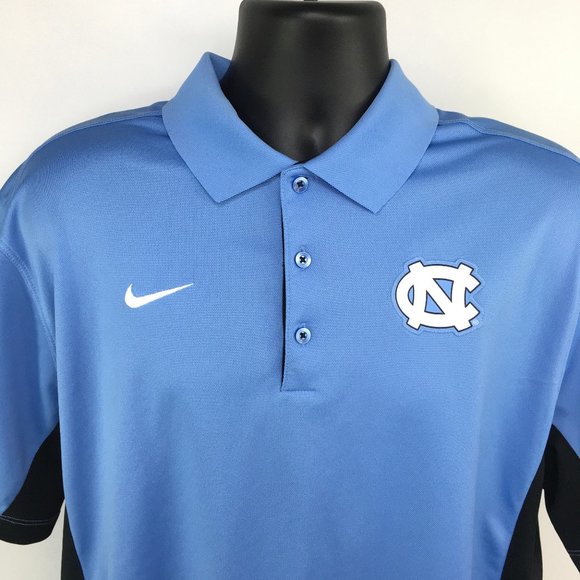 Nike Dri Fit North Carolina UNC Golf Polo Shirt XL - Picture 2 of 10